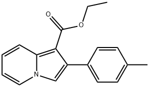 ETHYL 2-(4-METHYLPHENYL)-1-INDOLIZINECARBOXYLATE Struktur