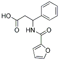 3-(2-FUROYLAMINO)-3-PHENYLPROPANOIC ACID Struktur