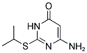 6-AMINO-2-(ISOPROPYLSULFANYL)PYRIMIDIN-4(3H)-ONE Struktur