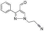 3-(4-FORMYL-3-PHENYL-1H-PYRAZOL-1-YL)PROPANENITRILE Struktur