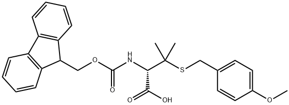 FMOC-D-PEN(4-MEOBZL)-OH Struktur