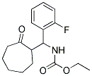 ETHYL N-[(2-FLUOROPHENYL)(2-OXOCYCLOHEPTYL)METHYL]CARBAMATE Struktur