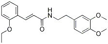 N-(2-(3,4-DIMETHOXYPHENYL)ETHYL)-3-(2-ETHOXYPHENYL)PROP-2-ENAMIDE Struktur