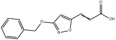 3-(3-BENZYLOXY-ISOXAZOL-5-YL)-ACRYLIC ACID Struktur