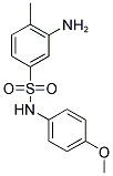 3-AMINO-N-(4-METHOXY-PHENYL)-4-METHYL-BENZENESULFONAMIDE Struktur