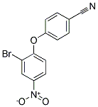 4-(2-BROMO-4-NITROPHENOXY)BENZENECARBONITRILE Struktur