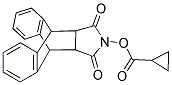 17-[(CYCLOPROPYLCARBONYL)OXY]-17-AZAPENTACYCLO[6.6.5.0(2,7).0(9,14).0(15,19)]NONADECA-2(7),3,5,9(14),10,12-HEXAENE-16,18-DIONE Struktur