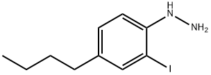 (4-BUTYL-2-IODO-PHENYL)-HYDRAZINE Struktur