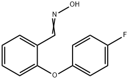 2-(4-FLUOROPHENOXY)BENZENECARBALDEHYDE OXIME Struktur