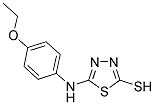 5-(4-ETHOXY-PHENYLAMINO)-[1,3,4]THIADIAZOLE-2-THIOL Struktur