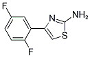 4-(2,5-DIFLUORO-PHENYL)-THIAZOL-2-YLAMINE Struktur