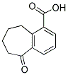 5-OXO-6,7,8,9-TETRAHYDRO-5H-BENZOCYCLOHEPTENE-1-CARBOXYLIC ACID Struktur