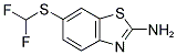 6-DIFLUOROMETHYLSULFANYL-BENZOTHIAZOL-2-YLAMINE Struktur