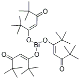 BISMUTH (2,2,6,6-TETRAMETHYL-3,5-HEPTANEDIONATE) Struktur