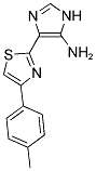 4-[4-(4-METHYLPHENYL)-1,3-THIAZOL-2-YL]-1H-IMIDAZOL-5-AMINE Struktur