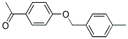 1-(4-[(4-METHYLBENZYL)OXY]PHENYL)ETHANONE Struktur