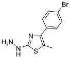 [4-(4-BROMO-PHENYL)-5-METHYL-THIAZOL-2-YL]-HYDRAZINE Struktur