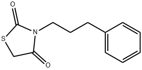 3-(3-PHENYLPROPYL)-1,3-THIAZOLANE-2,4-DIONE Struktur