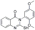 3-(2,5-DIMETHOXY-PHENYL)-2-MERCAPTO-3H-QUINAZOLIN-4-ONE Struktur