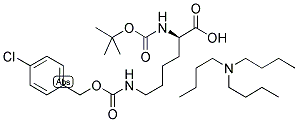 BOC-D-LYS(CL-Z)-OH TBA Struktur