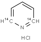 PYRIDINE HYDROCHLORIDE, [2,6-14C] Struktur