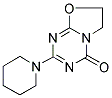 2-PIPERIDIN-1-YL-6,7-DIHYDRO-4H-[1,3]OXAZOLO[3,2-A][1,3,5]TRIAZIN-4-ONE Struktur