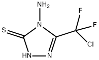 4-AMINO-5-(CHLORO-DIFLUORO-METHYL)-4 H-[1,2,4]TRIAZOLE-3-THIOL Struktur