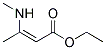 3-METHYLAMINO-BUT-2-ENOIC ACID ETHYL ESTER Struktur