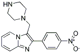 2-(4-NITRO-PHENYL)-3-PIPERAZIN-1-YLMETHYL-IMIDAZO-[1,2-A]PYRIDINE Struktur