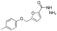 5-P-TOLYLOXYMETHYL-FURAN-2-CARBOXYLIC ACID HYDRAZIDE Struktur