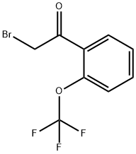 2-(TRIFLUOROMETHOXY)PHENACYL BROMIDE Structure