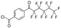 4-(PERFLUOROHEXYLOYL)BENZOYL CHLORIDE Struktur