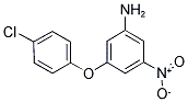 3-(4-CHLORO-PHENOXY)-5-NITRO-PHENYLAMINE Struktur