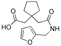 (1-(2-[(2-FURYLMETHYL)AMINO]-2-OXOETHYL)CYCLOPENTYL)ACETIC ACID Struktur