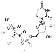 6-AZAURIDINE-5'-TRIPHOSPHATE LITHIUM SALT Struktur