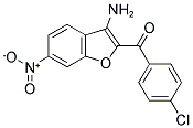 3-AMINO-2-(4-CHLOROBENZOYL)-6-NITROBENZOFURAN Struktur