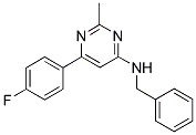 N-BENZYL-6-(4-FLUOROPHENYL)-2-METHYLPYRIMIDIN-4-AMINE