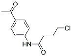 N-(4-ACETYLPHENYL)-4-CHLOROBUTANAMIDE Struktur