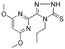 3-(4,6-DIMETHOXYPYRIMIDIN-2-YL)-4-PROPYL-(1H)-1,2,4-TRIAZOL-5-THIONE