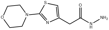 (2-MORPHOLIN-4-YL-THIAZOL-4-YL)-ACETIC ACID HYDRAZIDE Struktur