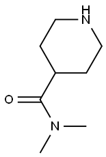 N,N-DIMETHYLPIPERIDINE-4-CARBOXAMIDE Struktur