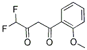 4,4-DIFLUORO-1-(2-METHOXY-PHENYL)-BUTANE-1,3-DIONE Struktur