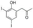 (3,5-DIIODO-2-HYDROXYPHENYL)ACETONE Struktur