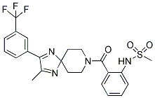 2-METHYL-8-(2-((METHYLSULFONYL)AMINO)PHENYL)-3-(3-(TRIFLUOROMETHYL)PHENYL)-1,4,8-TRIAZOSPIRO[4.5]DECA-1,3-DIENE