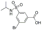 3-BROMO-5-ISOPROPYLSULFAMOYL-BENZOIC ACID Struktur