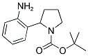 2-(2-AMINO-PHENYL)-PYRROLIDINE-1-CARBOXYLIC ACID TERT-BUTYL ESTER Struktur