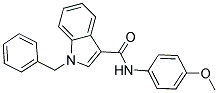 1-BENZYL-N-(4-METHOXYPHENYL)-1H-INDOLE-3-CARBOXAMIDE Struktur