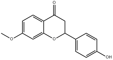 4'-HYDROXY-7-METHOXYFLAVANONE Struktur