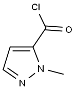 2-METHYL-2H-PYRAZOLE-3-CARBONYL CHLORIDE Struktur