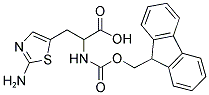 FMOC-D, L-ALA-3-[5-(2-AMINO)THIAZOYL] Struktur